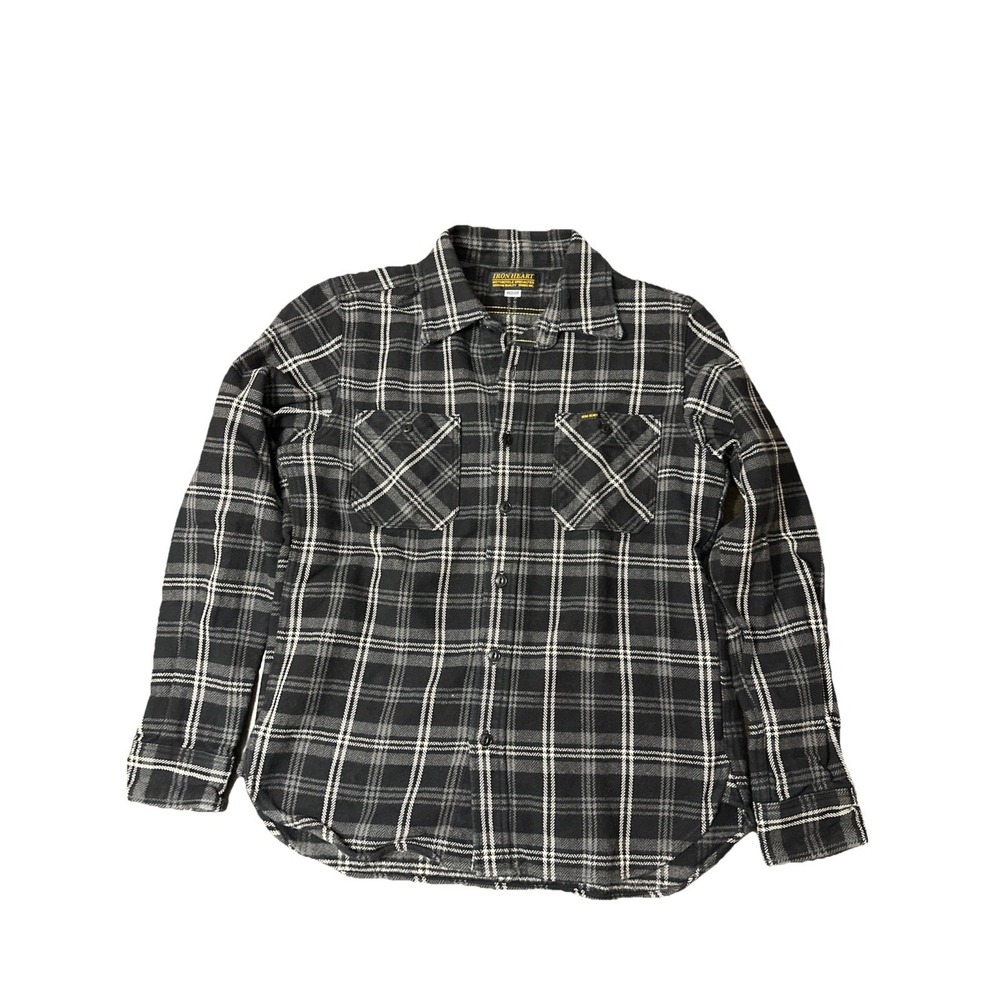 Iron Heart Ultra Heavy Flannel Motorcycle Specialties Genuine Quality Sz Medium